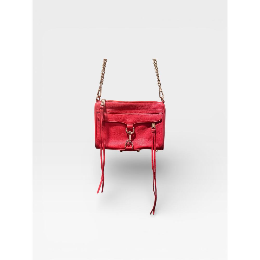 Rebecca Minkoff Mini M.A.C. Red Leather crossbody Bag